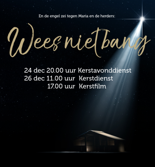 Kerstavonddienst 2021 Veenendaal banner