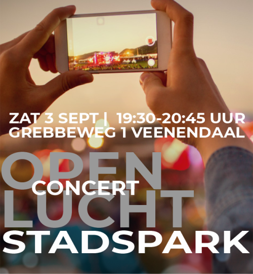 Openlucht concert Stadspark 3 september 2022 Evangeliegemeente De Deur agenda2